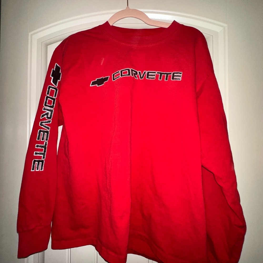 Red Corvette Long Sleeve Shirt